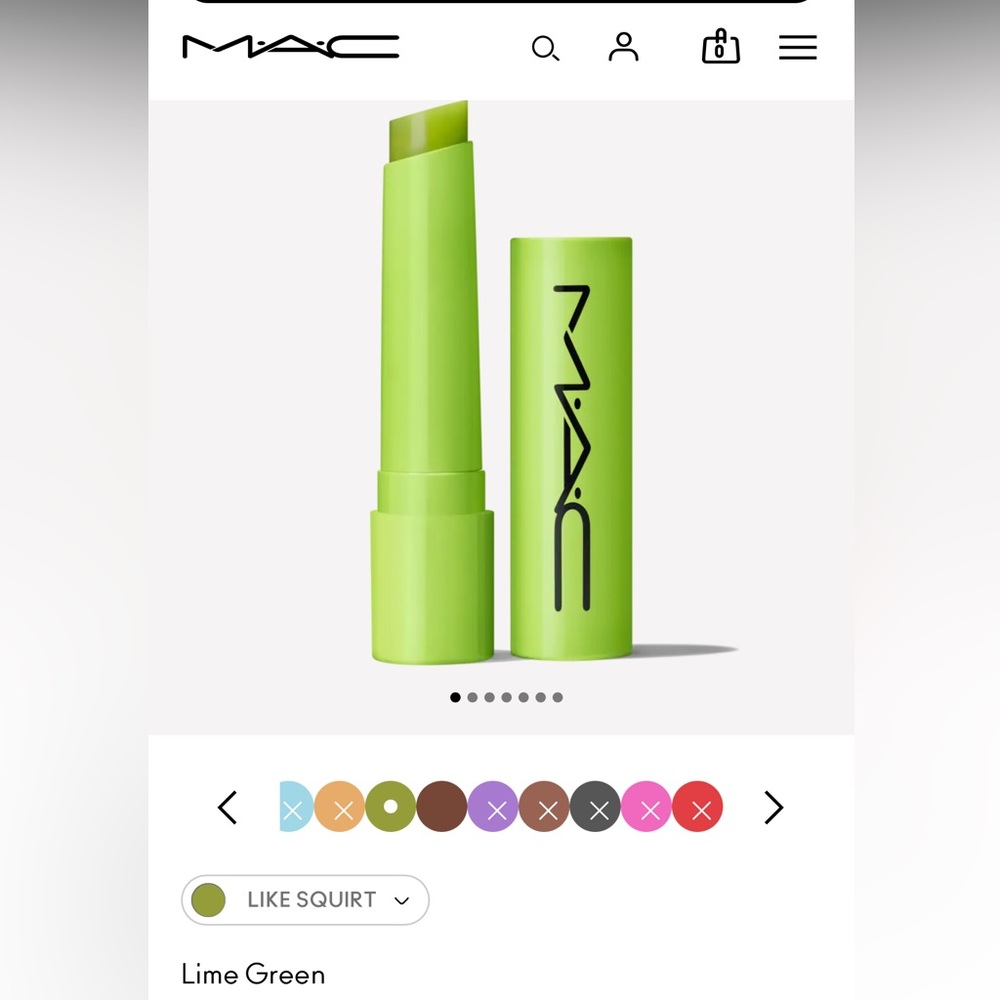 Mac squirt lip gloss balm